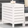 Garden Footstool White 62x31.5x52 cm Solid Wood Pine Colour white pine Quantity in Package 1 Model footstool (62 x 31.5 x 52 cm) 