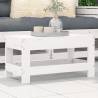 Garden Footstool White 62x30x32 cm Solid Wood Pine Colour white pine Quantity in Package 1 Model footstool (62 x 30 x 32 cm) 