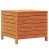 Garden Footstool Wax Brown - Solid Pine Wood 62x63.5cm