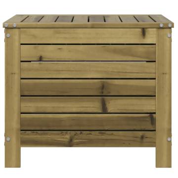 Garden Footstool - Impregnated Wood Pine 62x63.5x53.5 cm