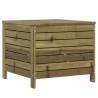 Garden Footstool - Impregnated Wood Pine 62x63.5x53.5 cm