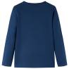 Kids' Long Sleeve Navy Blue T-shirt | High-Quality & Comfortable