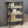 Kitchen Trolley Sonoma Oak 53x20x76 cm Engineered Wood Colour sonoma oak 