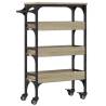 Sonoma Oak Kitchen Trolley - Durable, Stylish & Versatile