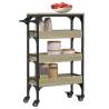 Sonoma Oak Kitchen Trolley - Durable, Stylish & Versatile