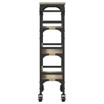 Sonoma Oak Kitchen Trolley - Durable, Stylish & Versatile