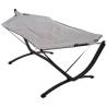 ProGarden Hammock with Metal Base 260 cm - Light Grey Comfort