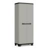 Keter Planet Grey & Black Storage Cabinet - Efficient Indoor Storage