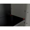 Keter Planet Grey & Black Storage Cabinet - Efficient Indoor Storage