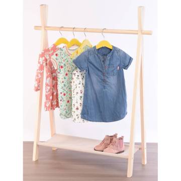 Children's Clothing Rack - Storage Solutions - Pinewood Design