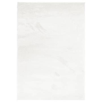 Rug OVIEDO Short Pile Cream - 120x170 cm | Hipomarket UK