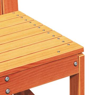 Garden Chair Wax Brown - Solid Pine Wood | HipoMarket