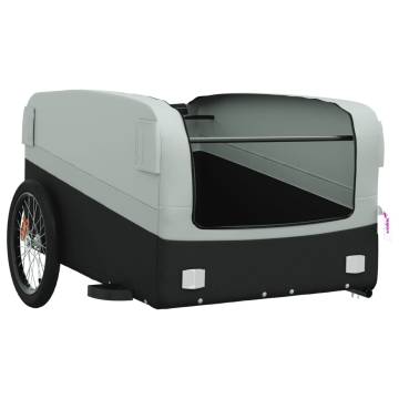 Bike Trailer Black and Grey - 45 kg Iron - Durable and Versatile