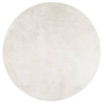 OVIEDO Short Pile Cream Rug Ø 280 cm | Hipomarket