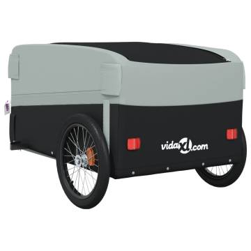 Bike Trailer Black and Grey - 45 kg Iron - Durable and Versatile