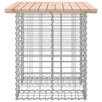 Gabion Design Garden Bench 100x70 cm - Solid Wood Pine