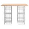 Gabion Design Garden Bench 100x70 cm - Solid Wood Pine