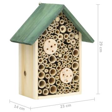 Insect Hotels 2 pcs - Solid Firwood | HipoMarket