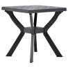 Bistro Table Anthracite 70x70x72 cm Plastic Colour anthracite Quantity in Package 1 