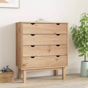 OTTA Drawer Cabinet - Solid Wood Pine | Hipo Market