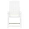 Garden Reclining Chairs 2 pcs - Stylish & Comfortable White Set