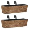 Garden Planters 2 pcs Water Hyacinth Colour brown Quantity in Package 2 Number of pockets 1 