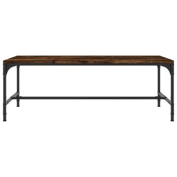 Stylish Smoked Oak Coffee Table | 100x50x35 cm | Hipomarket