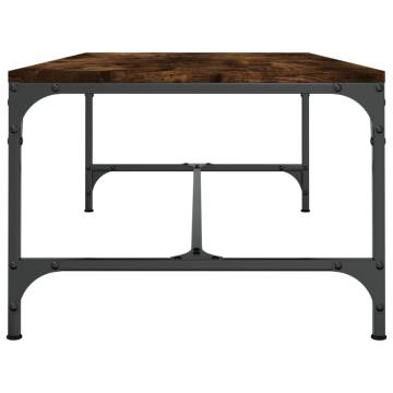 Stylish Smoked Oak Coffee Table | 100x50x35 cm | Hipomarket