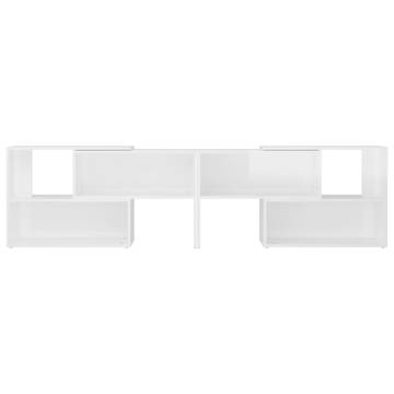 High Gloss White TV Cabinet - Stylish & Durable 149x30x52 cm