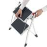 Hailo Mini 2-Step Steel Stepladder - Compact & Easy to Store