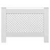 Stylish Radiator Covers 2 pcs White - 112x19x81.5 cm MDF