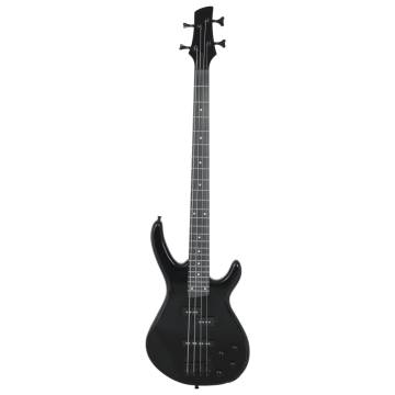 Electric Bass Guitar for Beginners - Black 4/4 | HipoMarket