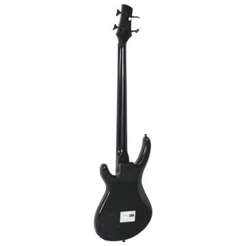 Electric Bass Guitar for Beginners - Black 4/4 | HipoMarket