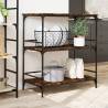 Kitchen Trolley Smoked Oak - Stylish Storage Solution