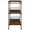 Kitchen Trolley Smoked Oak - Stylish Storage Solution