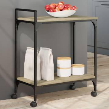 Kitchen Trolley Sonoma Oak - Durable and Stylish Storage Solution