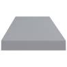 Stylish Grey Floating Wall Shelves - Set of 2 | HipoMarket