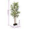 Artificial Bamboo Tree - 368 Leaves, 80 cm Green | HipoMarket