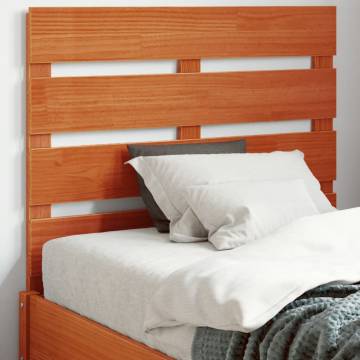 Headboard Wax Brown 90 cm - Solid Pine Wood Design