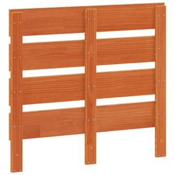 Headboard Wax Brown 90 cm - Solid Pine Wood Design