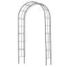 Nature Garden Arch Metal 229x38x113 cm Black Size 229 x 38 x 113 cm Quantity in Package 1 