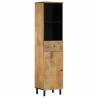 4 Piece Solid Mango Wood Bathroom Cabinet Set | HipoMarket UK