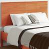 Headboard Wax Brown 135 cm Solid Wood Pine Colour wax brown Size 139 x 82.5 cm Quantity in Package 1 