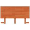 Stylish Wax Brown Pine Headboard 135 cm - Solid Wood