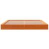 Wax Brown Super King Bed Frame - Solid Pine 180x200 cm