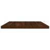 Wall Shelves 4 pcs Brown Oak - Engineered Wood Storage Solution