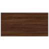 Wall Shelves 4 pcs Brown Oak - Engineered Wood Storage Solution