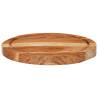 Chopping Board Ø25x2.5 cm Solid Wood Acacia - Hipomarket