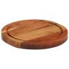 Chopping Board Ø25x2.5 cm Solid Wood Acacia - Hipomarket