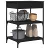 Kitchen Trolley Black 60x48x89.5 cm - Stylish & Functional